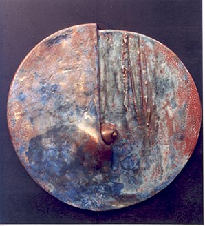 Wandschmuck Keramik glasiert